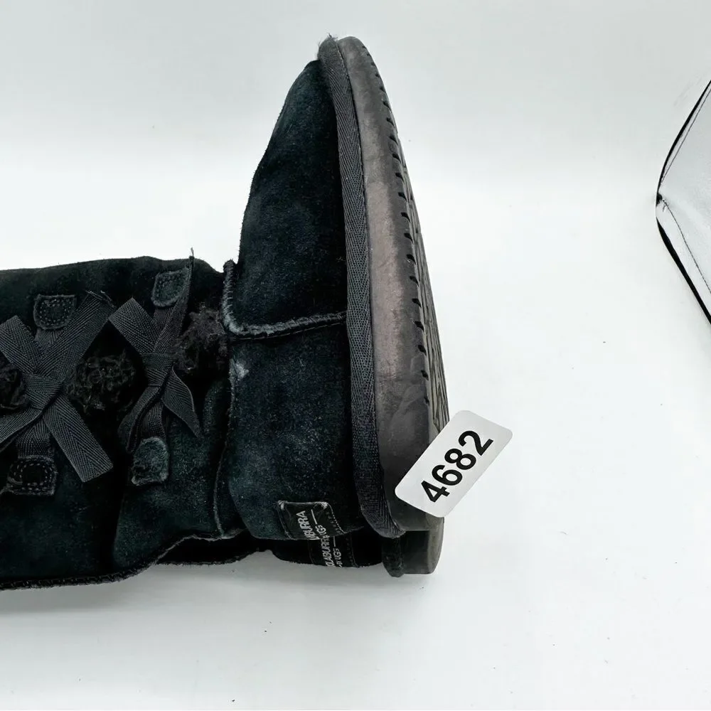 Koolaburra by UGG Black Victoria Girls Winter Boots Sz 1‎